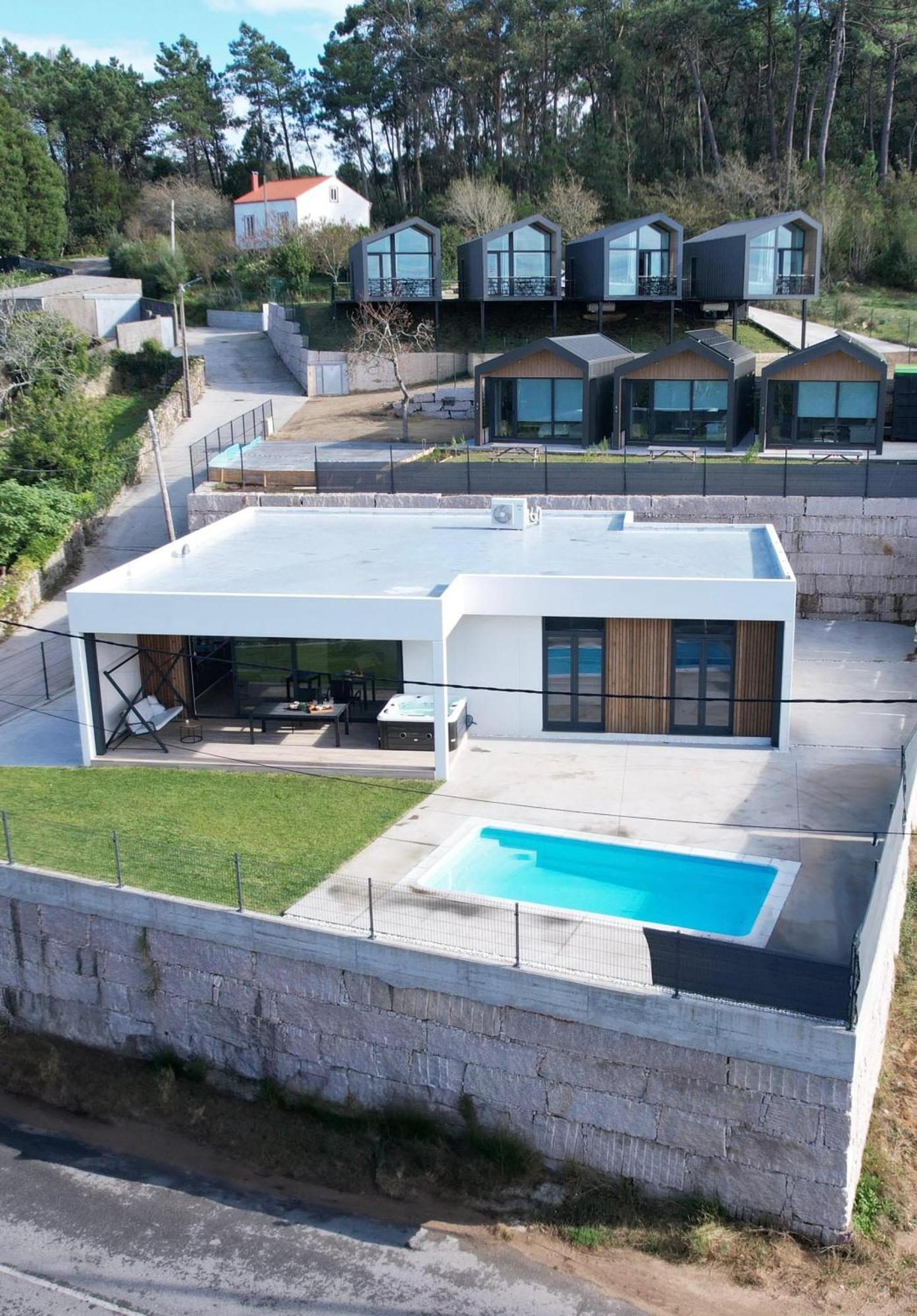 Casa Os Balcons Ria De Arousa Boiro Exterior foto